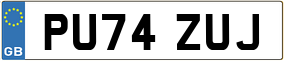 Truck License Plate